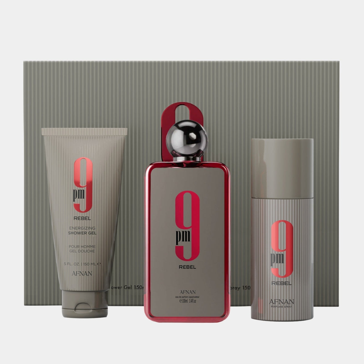 Afnan 9PM Rebel Eau de Parfum gift set box