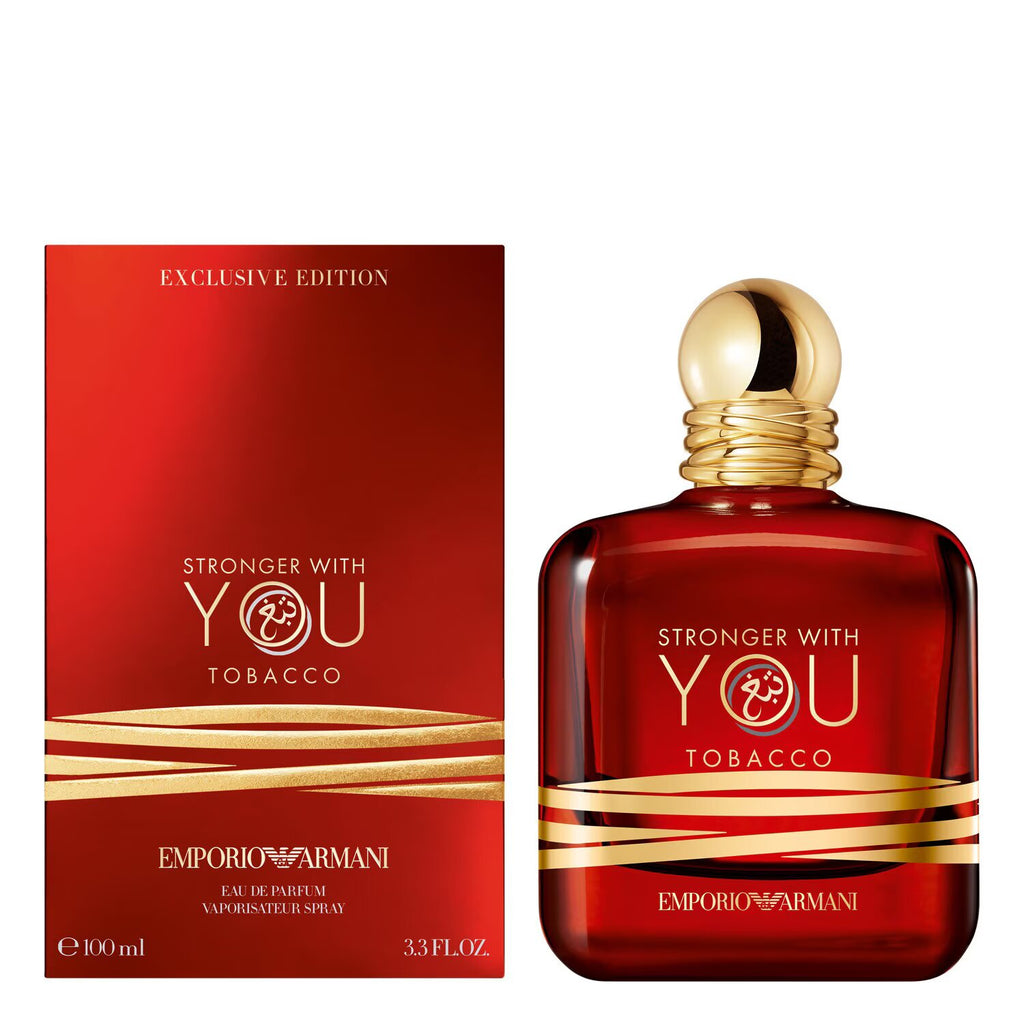 Emporio Armani Stronger With You Tobacco Eau de Parfum bottle for men