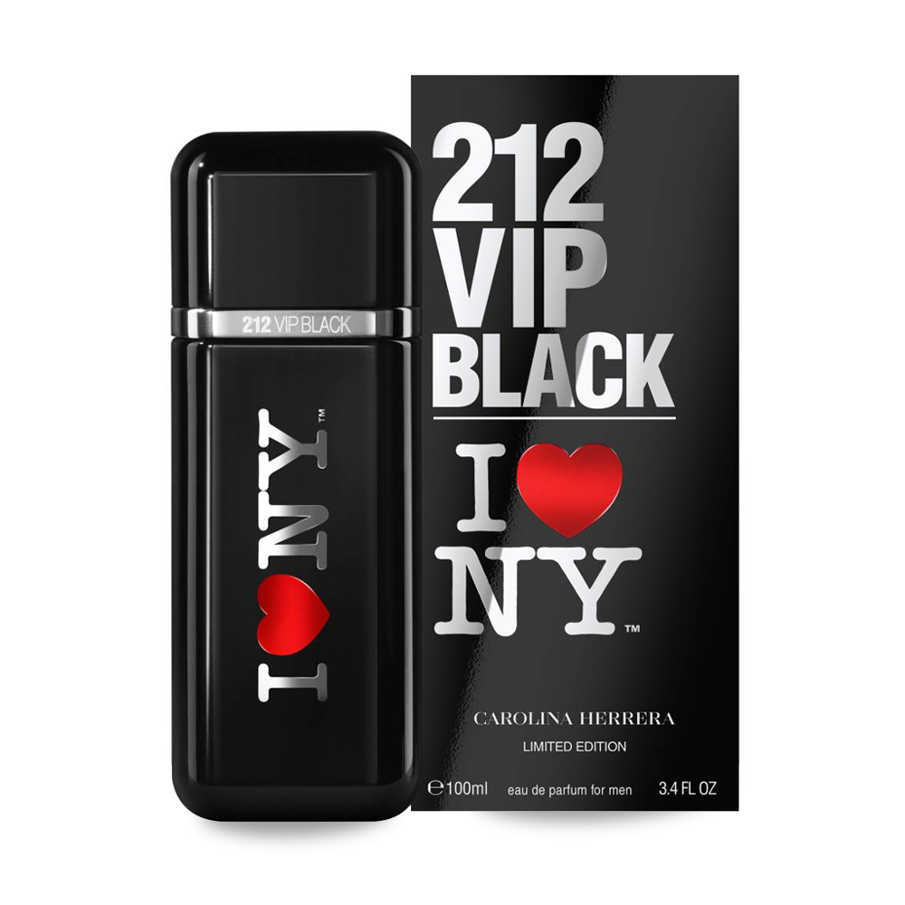 212 Vip Black I Love Ny Limited Edition by Carolina Herrera Perfume for Man