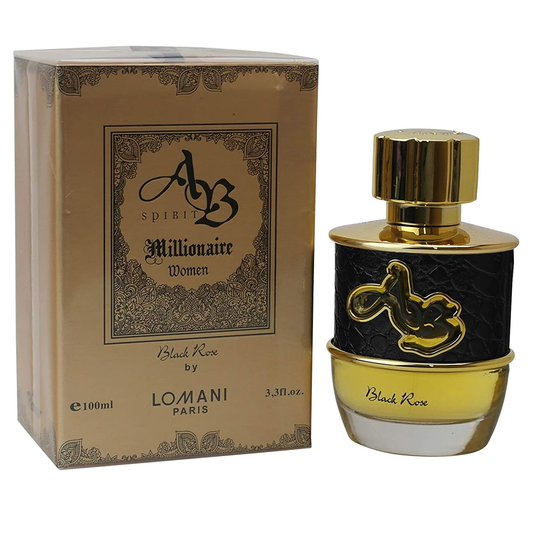 Ab Spirit Millionaire Black Rose by Lomani Perfume for Woman