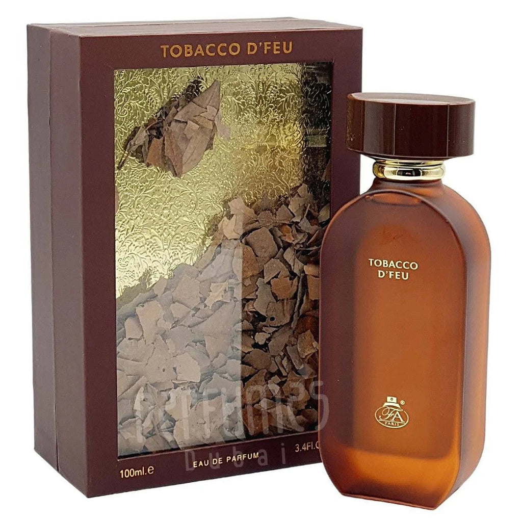 Tobacco D'Feu by Fragrance World Perfume for Man