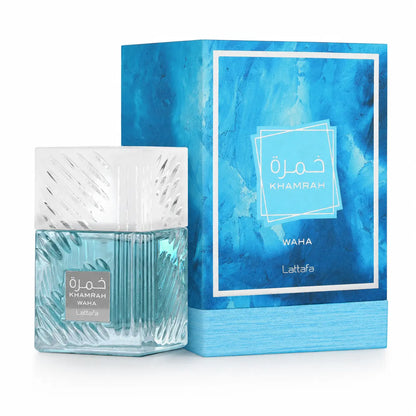 Lattafa Khamrah Waha 100ml Perfume Bottle with Box
