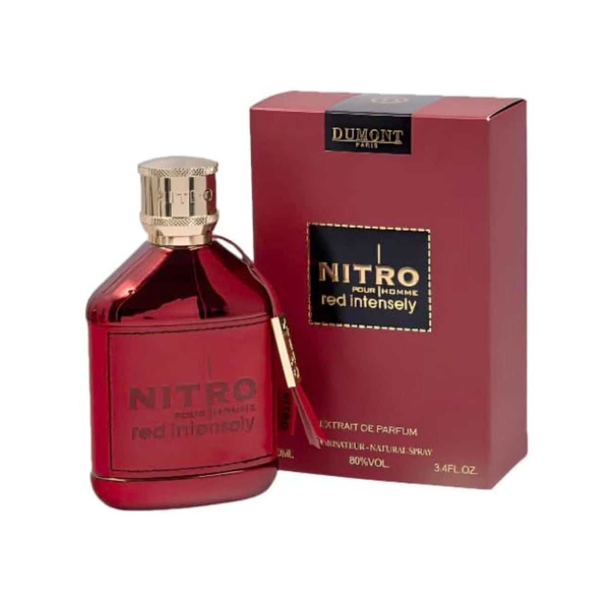 Nitro Red Intensely by Dumont Perfume for Men