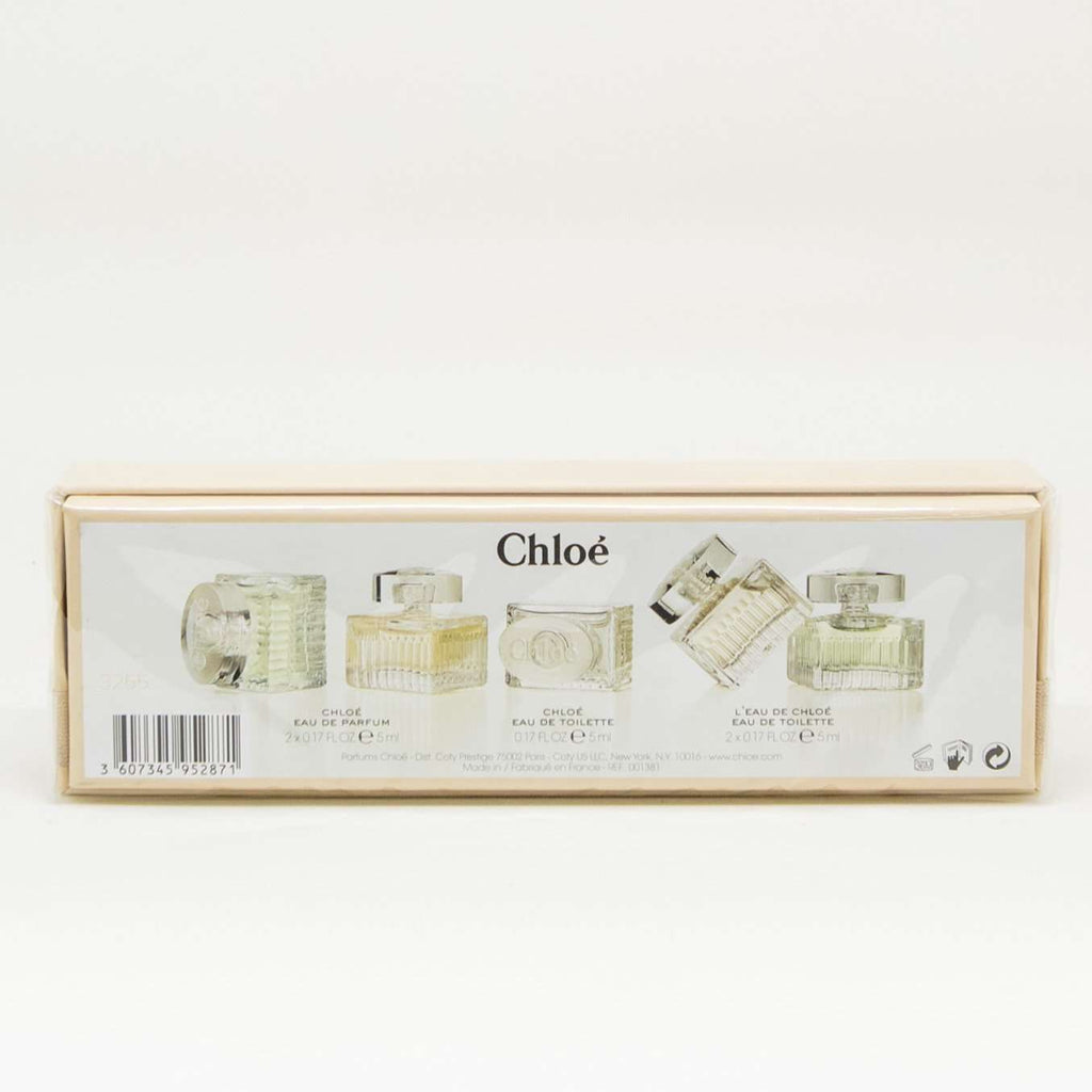 Coffret Mini Chloe Parfum De Roses 2X5Ml Chloe + 5Ml L'Eau De Chloe Edt + 2X5Ml Rode De Chloe Edt