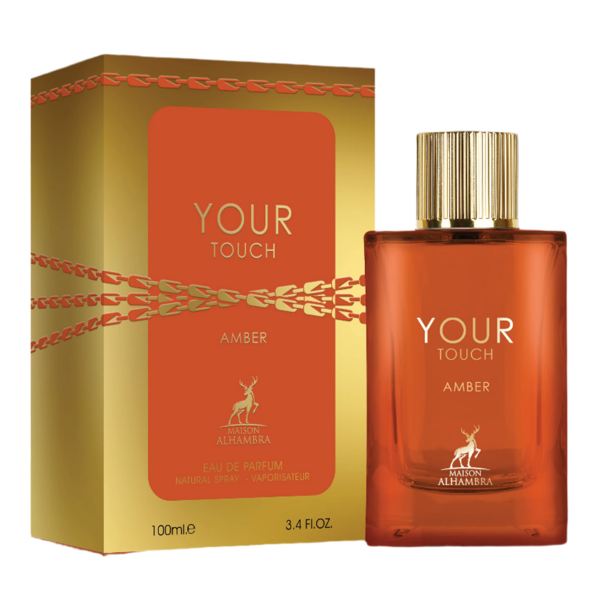 Your Touch Amber by Maison Alhambra Perfume for Man