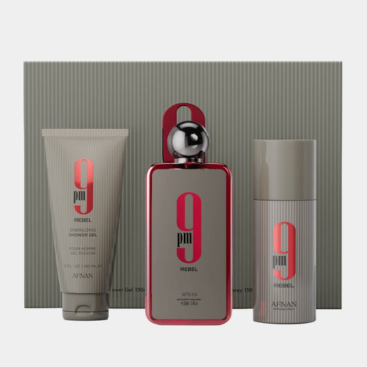 Afnan 9PM Rebel Eau de Parfum gift set box