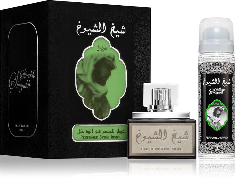 Lattafa Sheikh Al Shuyukh black edition EDP gift set with deodorant