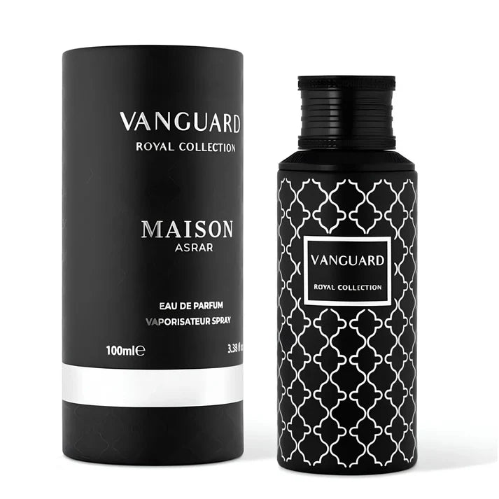 Maison Asrar Vanguard Eau de Parfum unisex perfume bottle by Gulf Orchid