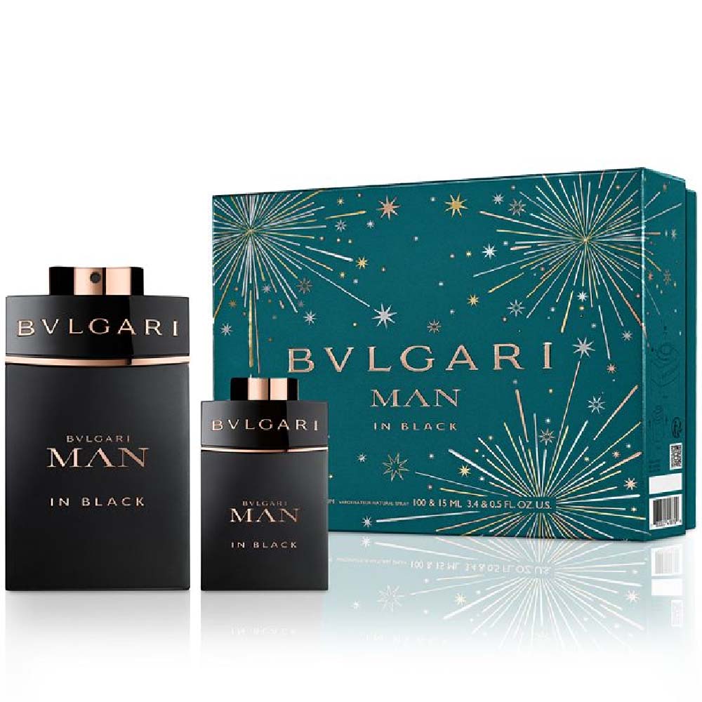 Bvlgari Man In Black EDP gift set for men